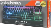Клавиатура Steelseries Apex Pro TKL (2023) механическая черный USB for gamer LED (подставка для запястий) (64856) Клавиатура Steelseries Apex Pro TKL (2023) механическая черный USB for gamer LED (подставка для запястий) (64856)