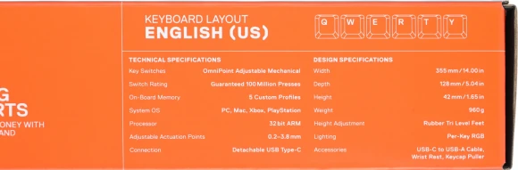 Клавиатура Steelseries Apex Pro TKL (2023) механическая черный USB for gamer LED (подставка для запястий) (64856)