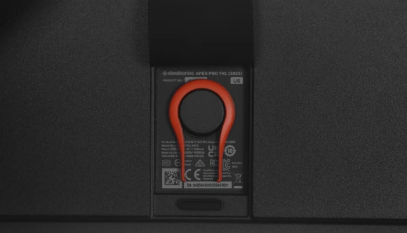 Клавиатура Steelseries Apex Pro TKL (2023) механическая черный USB for gamer LED (подставка для запястий) (64856)