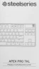 Клавиатура Steelseries Apex Pro TKL (2023) механическая черный USB for gamer LED (подставка для запястий) (64856)