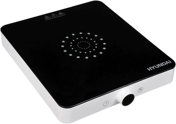 Плита Индукционная Hyundai HYC-0105 белый стеклокерамика (настольная)