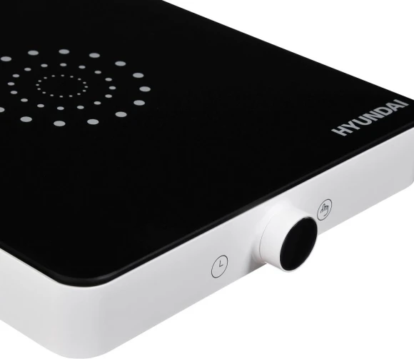 Плита Индукционная Hyundai HYC-0105 белый стеклокерамика (настольная)