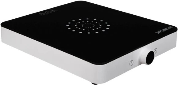 Плита Индукционная Hyundai HYC-0105 белый стеклокерамика (настольная)