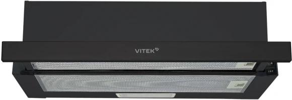Вытяжка встраиваемая Vitek VT-TH 6020 BK черный управление: механическое (1 мотор)