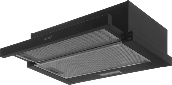 Вытяжка встраиваемая Vitek VT-TH 6020 BK черный управление: механическое (1 мотор)