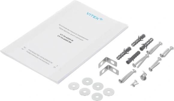 Вытяжка встраиваемая Vitek VT-TH 6020 BK черный управление: механическое (1 мотор)