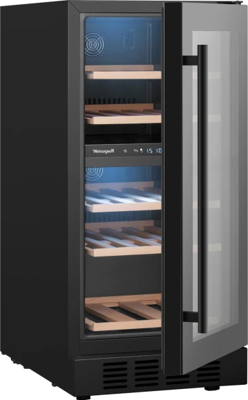 Винный шкаф Weissgauff WWCI-26 DB DualZone 1-нокамерн. черный глянц. (438724) Винный шкаф Weissgauff WWCI-26 DB DualZone 1-нокамерн. черный глянц. (438724)