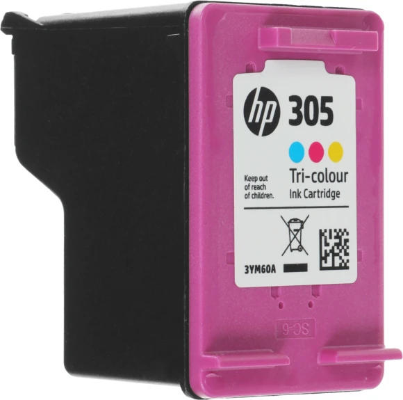 Картридж струйный HP 305 3YM60AE многоцветный печ.гол.в компл. (100стр.) (2мл) для HP DJ 2320/2710/2720