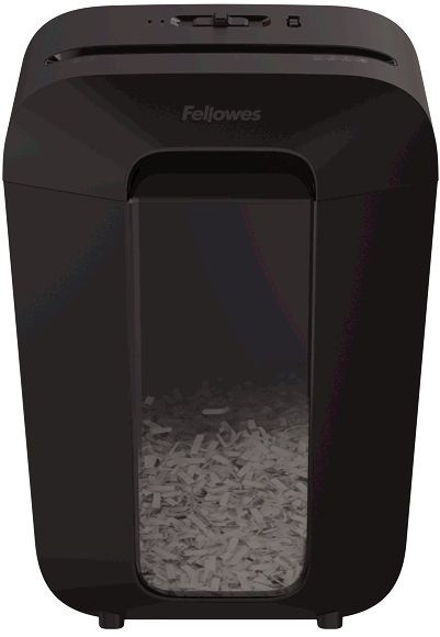 Шредер Fellowes PowerShred LX70 черный (секр.P-4) фрагменты 11лист. 18лтр. скрепки скобы пл.карты Шредер Fellowes PowerShred LX70 черный (секр.P-4) фрагменты 11лист. 18лтр. скрепки скобы пл.карты