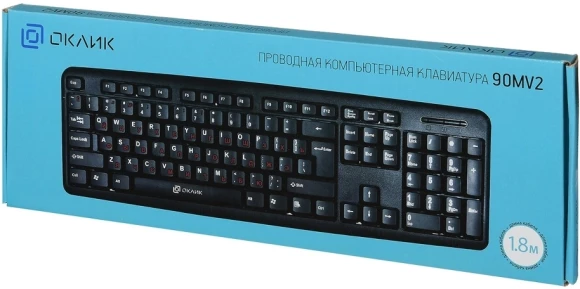 Клавиатура Оклик 90MV2 черный USB (1185967) Клавиатура Оклик 90MV2 черный USB (1185967)