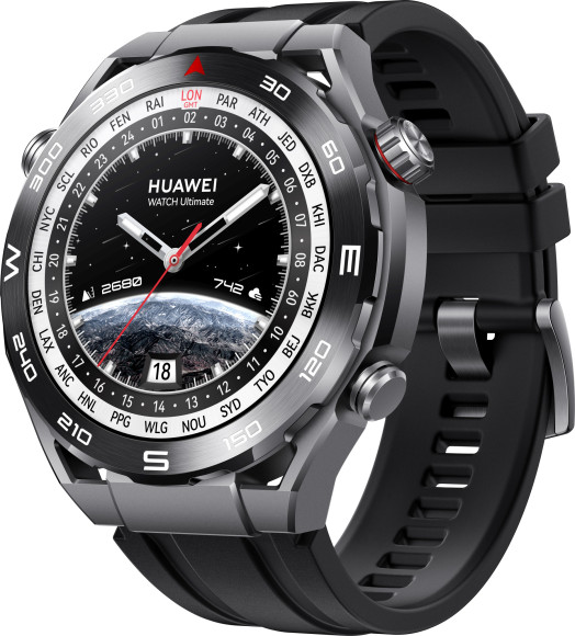 Смарт-часы Huawei Watch Ultimate CLB-B19 1.5" AMOLED корп.черный рем.черный разм.брасл.:140-210мм (55020AGP) Смарт-часы Huawei Watch Ultimate CLB-B19 1.5" AMOLED корп.черный рем.черный разм.брасл.:140-210мм (55020AGP)