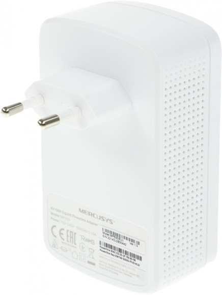 Сетевой адаптер HomePlug AV Mercusys MP510 KIT AV1000 Gigabit Ethernet (ант.внеш.несъем.) 2ант. (упак.:2шт)