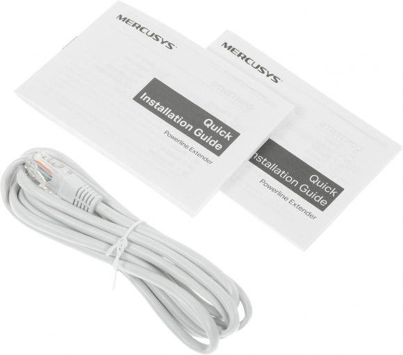 Сетевой адаптер HomePlug AV Mercusys MP510 KIT AV1000 Gigabit Ethernet (ант.внеш.несъем.) 2ант. (упак.:2шт)