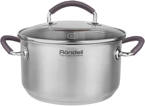 Кастрюля Rondell Akzent RDS-1387 2.1л. d=18см (с крышкой) стальной