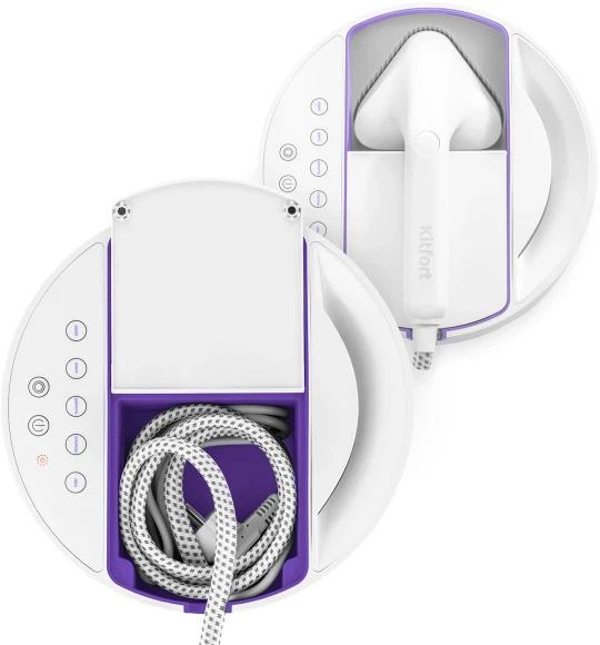 Отпариватель ручной Kitfort КТ-9110-1 2180Вт белый/фиолетовый Отпариватель ручной Kitfort КТ-9110-1 2180Вт белый/фиолетовый