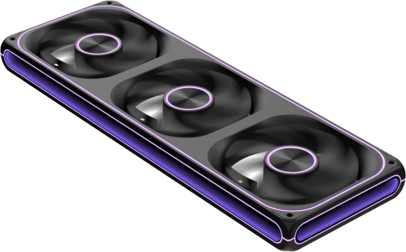 Вентилятор для корпуса Formula Air Fusion 3 LT Reverse ARGB 120х120x28 черный 4-pin 29.2дБ (упак.:3шт) (AIR FUSION 3 LT BK REVERSE) Ret