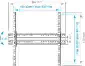 Кронштейн для телевизора Arm Media PLASMA-4 new черный 22"-65" макс.55кг настенный наклон Кронштейн для телевизора Arm Media PLASMA-4 new черный 22"-65" макс.55кг настенный наклон