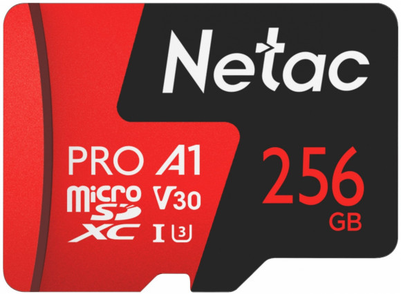 Флеш карта microSDXC 256GB Netac NT02P500PRO-256G-S P500 Extreme Pro A1 w/o adapter Флеш карта microSDXC 256GB Netac NT02P500PRO-256G-S P500 Extreme Pro A1 w/o adapter