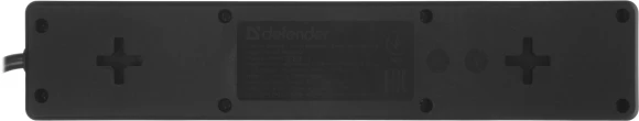Сетевой фильтр Defender ES 3м (5 розеток) черный (коробка)