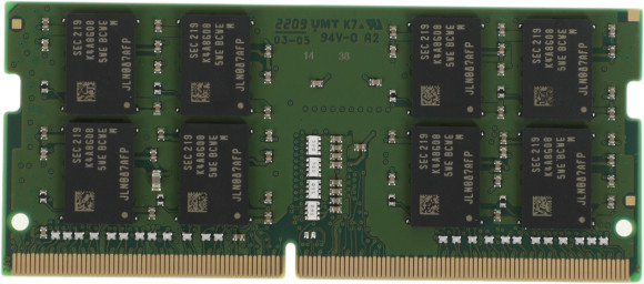 Память DDR4 16Gb 3200MHz Kingston KVR32S22D8/16 VALUERAM RTL PC4-25600 CL22 SO-DIMM 260-pin 1.2В dual rank Ret