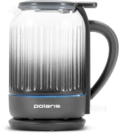 Чайник электрический Polaris PWK 0701CGL 1.5л. 2200Вт графит корпус: стекло/пластик