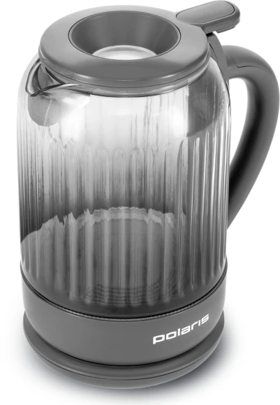 Чайник электрический Polaris PWK 0701CGL 1.5л. 2200Вт графит корпус: стекло/пластик
