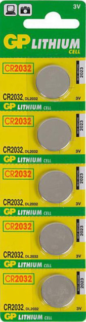 Батарея GP Lithium CR2032 (5шт) Батарея GP Lithium CR2032 (5шт)