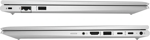 Ноутбук HP ProBook 450 G10 Core i7 1355U 16Gb SSD512Gb Intel Iris Xe graphics 15.6" IPS FHD (1920x1080) FreeDOS silver WiFi BT Cam (7L702ET)