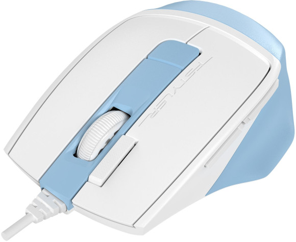 Мышь A4Tech Fstyler FM45S Air голубой/белый оптическая 2400dpi silent USB 7but (FM45S AIR USB (LCY BLUE)) Мышь A4Tech Fstyler FM45S Air голубой/белый оптическая 2400dpi silent USB 7but (FM45S AIR USB (LCY BLUE))
