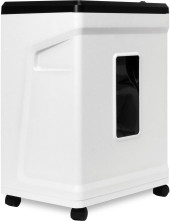 Шредер Heleos УМ26-4 белый/черный (секр.P-4) фрагменты 16лист. 26лтр. скрепки скобы пл.карты CD Шредер Heleos УМ26-4 белый/черный (секр.P-4) фрагменты 16лист. 26лтр. скрепки скобы пл.карты CD