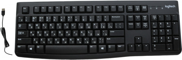 Клавиатура Logitech K120 черный USB (920-002583) Клавиатура Logitech K120 черный USB (920-002583)
