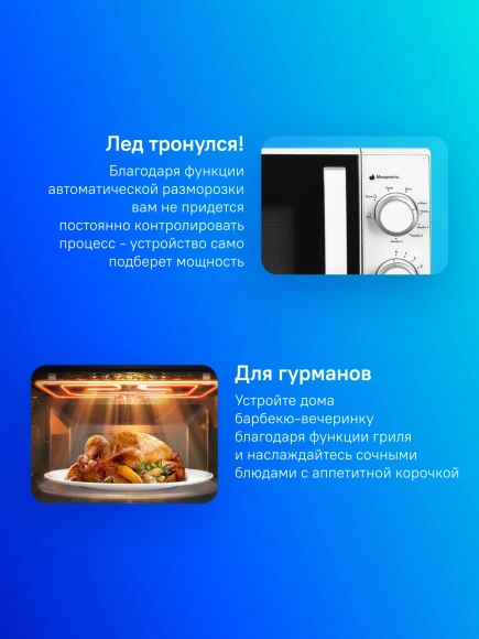 Микроволновая Печь Galanz MOG-2009MW 20л. 700Вт белый Микроволновая Печь Galanz MOG-2009MW 20л. 700Вт белый