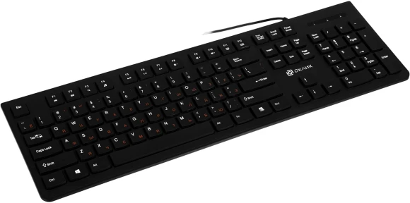 Клавиатура Оклик 505M черный USB slim (1196544) Клавиатура Оклик 505M черный USB slim (1196544)