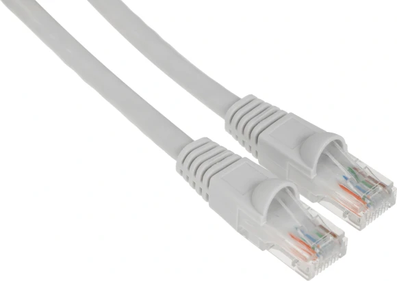 Патч-корд Buro UTP-6-1M-G UTP 4 пары cat.6 CCA molded 1м серый RJ-45 (m)-RJ-45 (m)