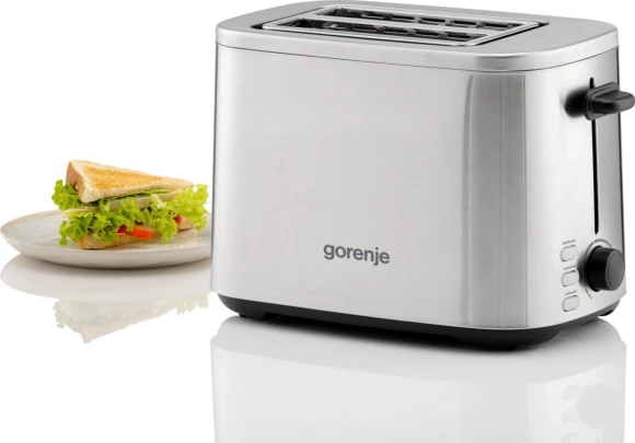 Тостер Gorenje T800DS 850Вт нержавеющая сталь