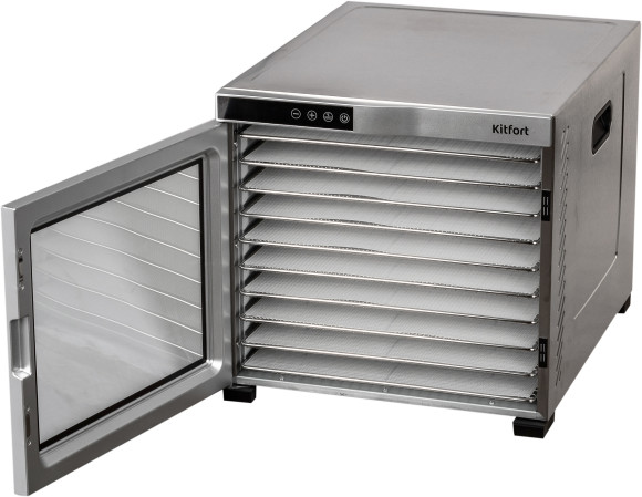 Сушка для фруктов и овощей Kitfort КТ-1910 30под. 1000Вт нержавеющая сталь