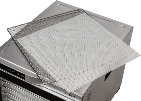 Сушка для фруктов и овощей Kitfort КТ-1910 30под. 1000Вт нержавеющая сталь