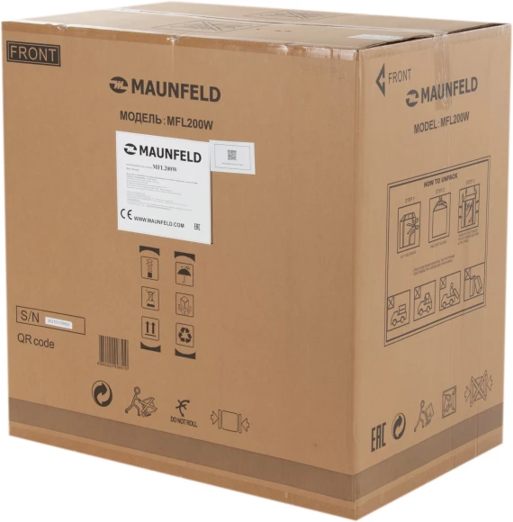 Морозильный ларь Maunfeld MFL200W белый