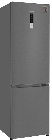 Холодильник Weissgauff WRK 2000 Full NoFrost Inverter Dark 2-хкамерн. серый инвертер