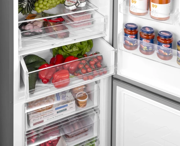 Холодильник Weissgauff WRK 2000 Full NoFrost Inverter Dark 2-хкамерн. серый инвертер