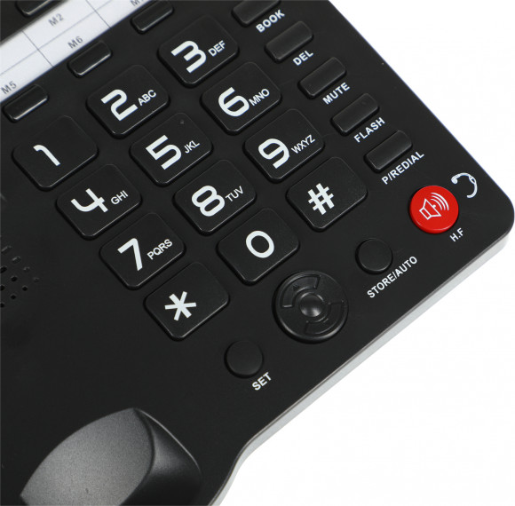 Телефон проводной Ritmix RT-550 черный