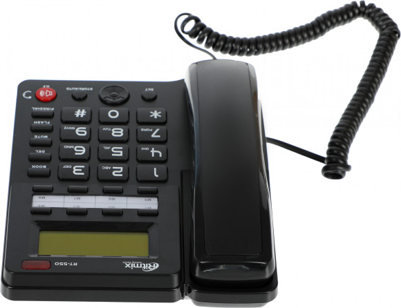 Телефон проводной Ritmix RT-550 черный