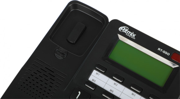 Телефон проводной Ritmix RT-550 черный