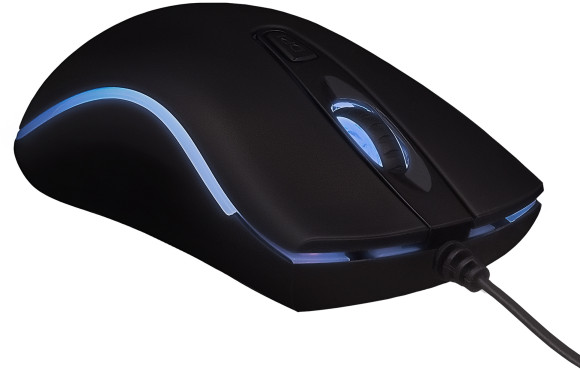 Мышь Оклик 704G TOKUGAWA черный оптическая 1600dpi USB 4but (1196423)