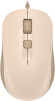 Мышь A4Tech Fstyler FM26 бежевый/коричневый оптическая 1600dpi USB для ноутбука 4but (FM26 USB (CAFE LATTE))