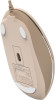 Мышь A4Tech Fstyler FM26 бежевый/коричневый оптическая 1600dpi USB для ноутбука 4but (FM26 USB (CAFE LATTE))
