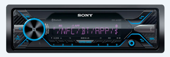Автомагнитола Sony DSX-A416BT 1DIN 4x55Вт v3.0 RDS Автомагнитола Sony DSX-A416BT 1DIN 4x55Вт v3.0 RDS