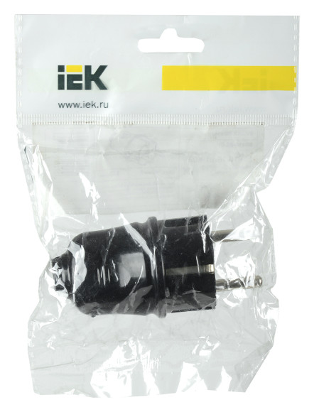 Вилка IEK ВПп10-02-Ст (EVP10-16-01-K02) разборная прямая с заземляющим контактом Вилка IEK ВПп10-02-Ст (EVP10-16-01-K02) разборная прямая с заземляющим контактом