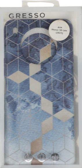 Чехол (клип-кейс) Gresso для Honor 50 Lite Meridian синий (GR17AAAE8879)