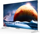 Телевизор QLED Digma Pro 75" Mini LED 75Q Google TV Frameless серебристый/серебристый 4K Ultra HD 144Hz MEMC DVB-T DVB-T2 DVB-C DVB-S DVB-S2 USB WiFi Smart TV